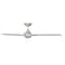 Wac Blitzen Indoor and Outdoor 3-Blade Smart Ceiling Fan 54in Brushed Nickel with Remote Control, 120 V F-060 - alternate 2